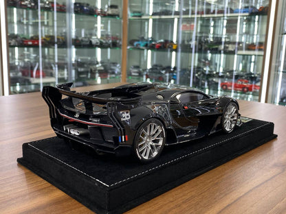 1/18 resin Models Limited 30 pcs HH Models Bugatti Vision GT Diamond Black / black Carbon