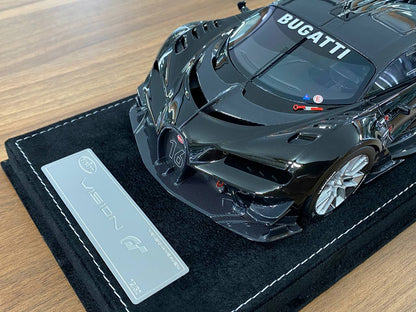 1/18 resin Models Limited 30 pcs HH Models Bugatti Vision GT Diamond Black / black Carbon