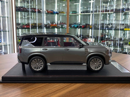 1/18 Diamand Nissan Patrol Y63 Platinum – Grey/Black – Limited Edition (50 pcs)