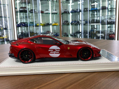 1:18 Resin Model – Davis & Giovanni Ferrari 812 Superfast Candy Red / French Line 23 – Limited 1 of 1