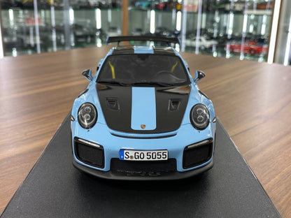 1/18 Resin Model GT Spirit Porsche 911 (991.2) GT2 RS – Gulf Blue – Limited Edition