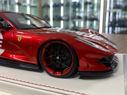 1:18 Resin Model – Davis & Giovanni Ferrari 812 Superfast Candy Red / French Line 23 – Limited 1 of 1