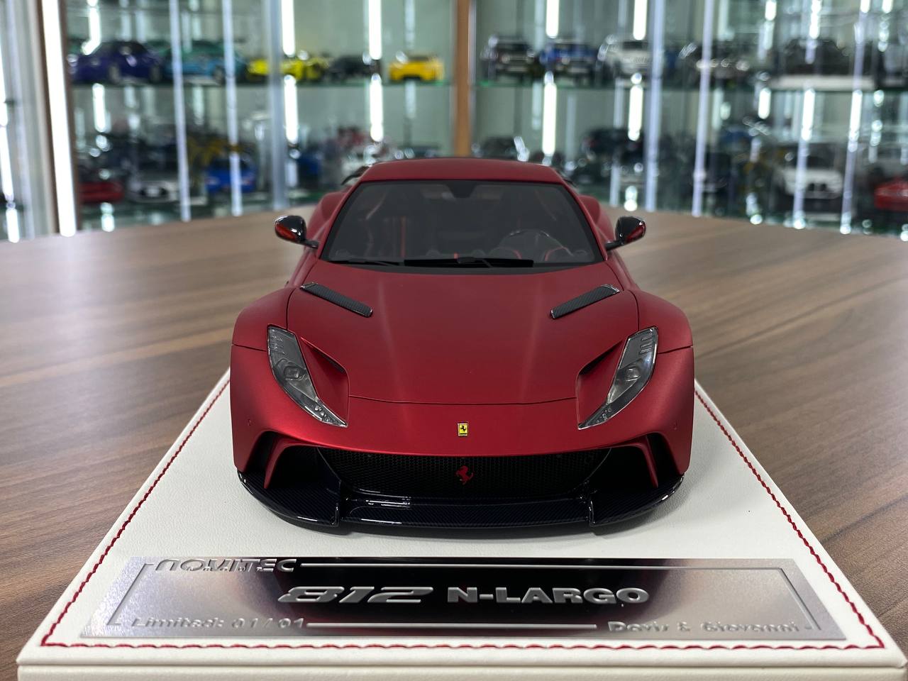 1:18 Resin – Davis & Giovanni Ferrari 812 N-Largo Novitec Matt Red Limited 1 of 1