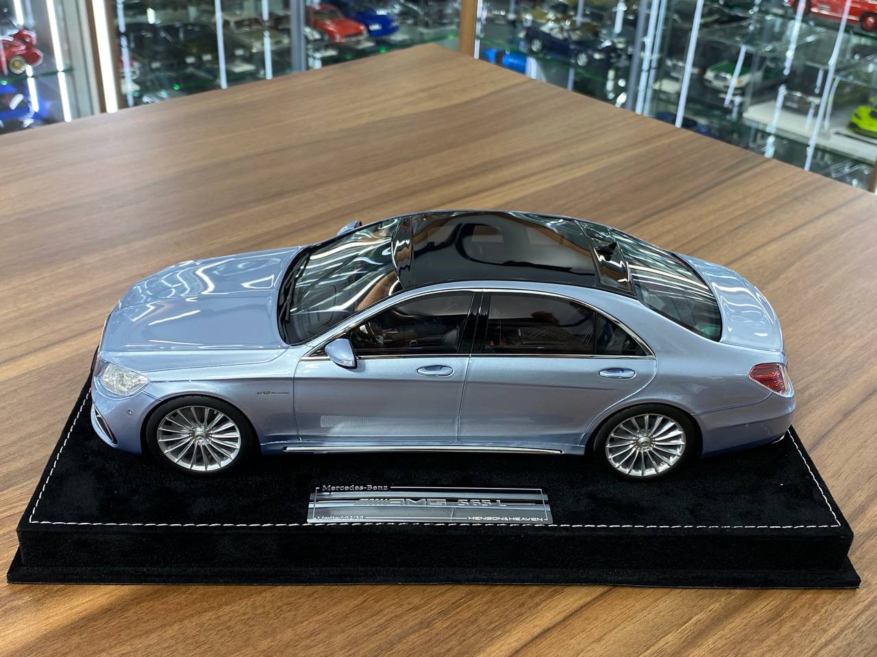 1/18 Resin model HH Models Mercedes Benz S65 L Reviera Blue Limited 30 pcs