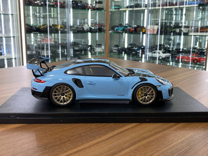 1/18 Resin Model GT Spirit Porsche 911 (991.2) GT2 RS – Gulf Blue – Limited Edition