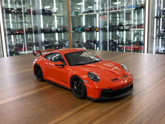 1/18 Diecast Porsche 911 GT3 Orange Norev Scale Model Car