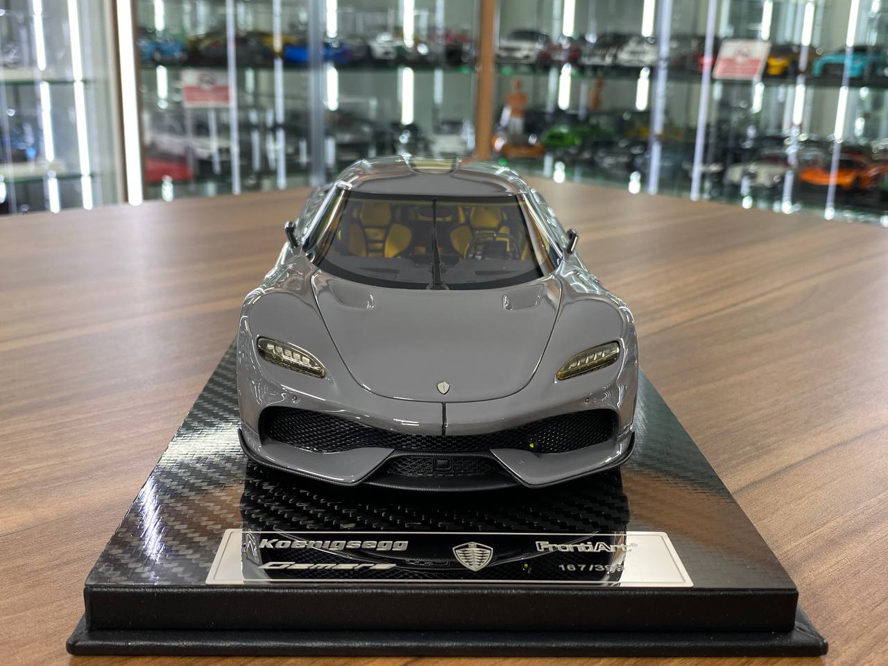 1/18 Resin Fronti ArtKoenigsegg Gemera Iron Grey Limited Edition 399 pcs