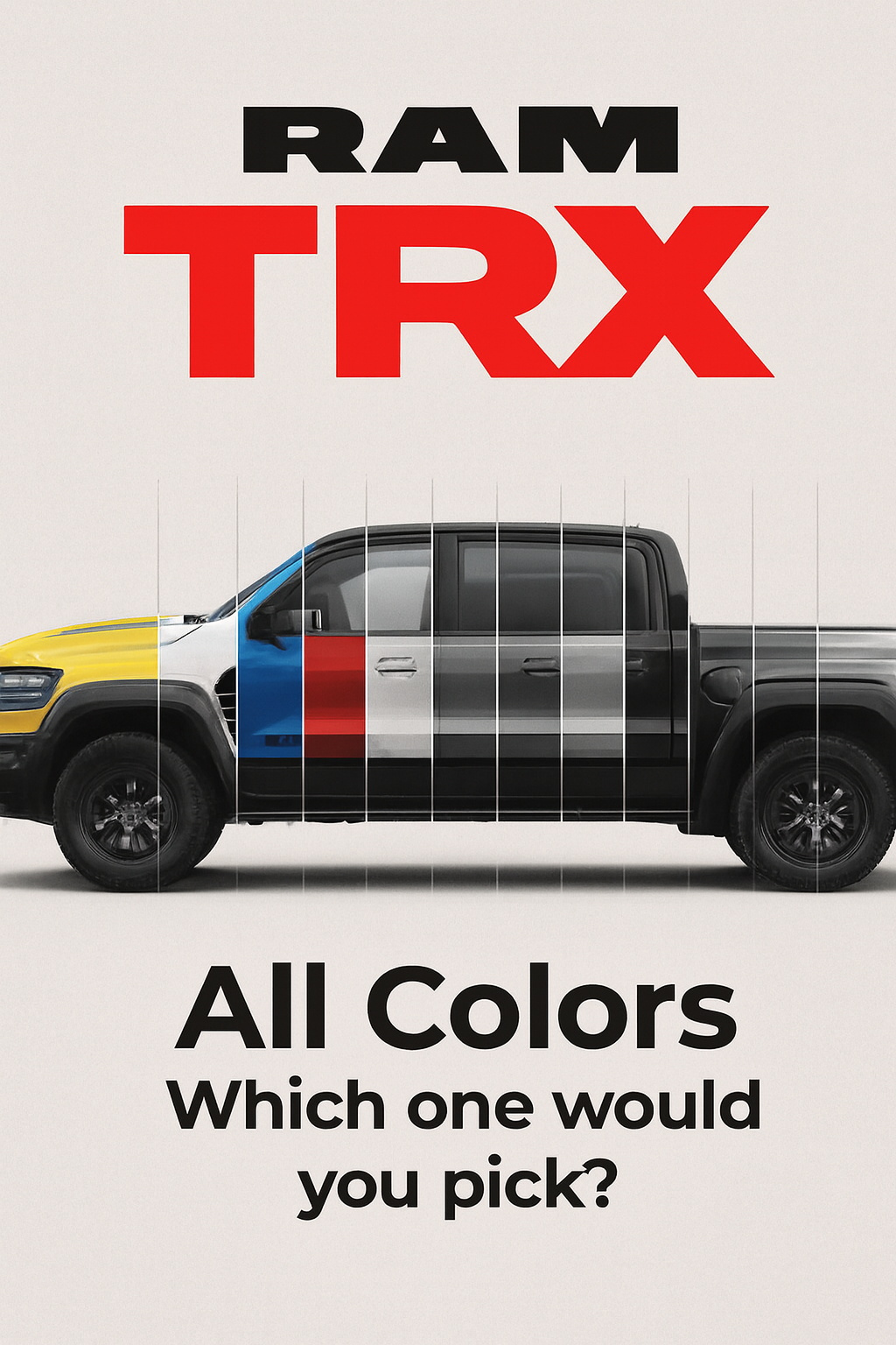 Exclusive 1/18 Dodge RAM TRX