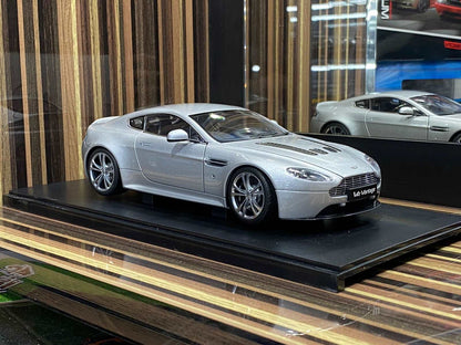 1/18 Diecast Aston Martin V12 Vantage  Silver AUTOart Scale Model Car