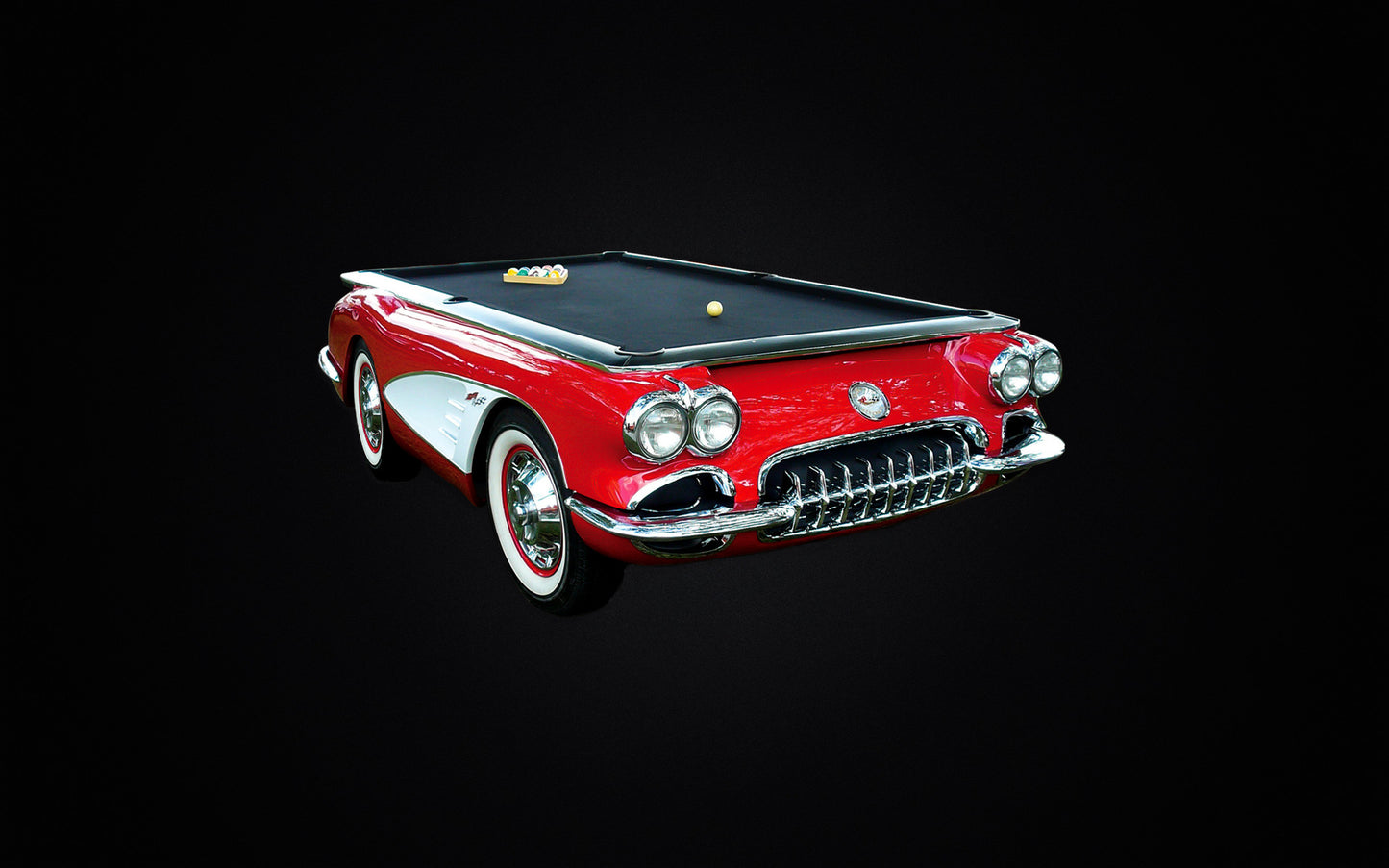 Corvette pool table