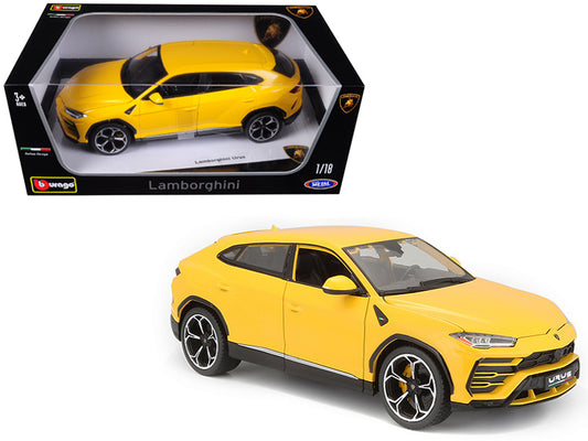 1/18 Diecast Lamborghini Urus Orange Bburago Scale Model Car
