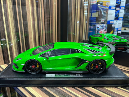 1/18 Diecast Lamborghini Aventador SVJ Novitec IVY Models Scale Model Car