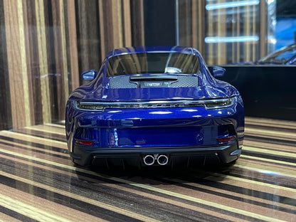 1/18 Diecast Porsche 911 GT3 2021 Blue Norev Scale Model Car