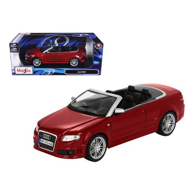 1/18 Diecast Audi RS4 Maroon Scale Model car by Maisto
