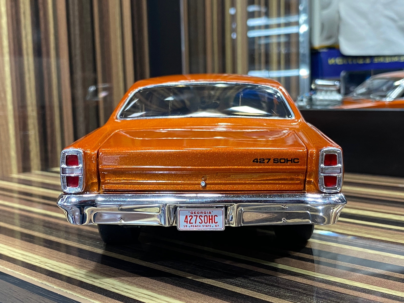 1/18 Ford Fairlane 427 SOHC Street Machine 1967 Orange by GMP