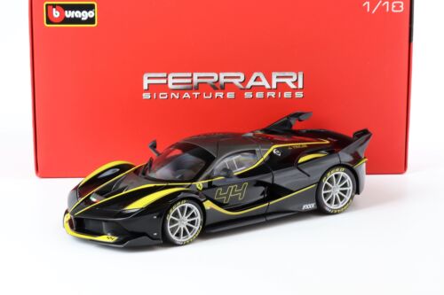 1/18 Ferrari FXX-K Black and Yellow "Signature Series" Bburago