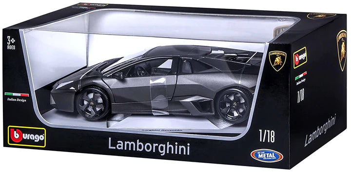 1/18 Diecast Lamborghini Reventon Grey  Bburago Scale Model Car