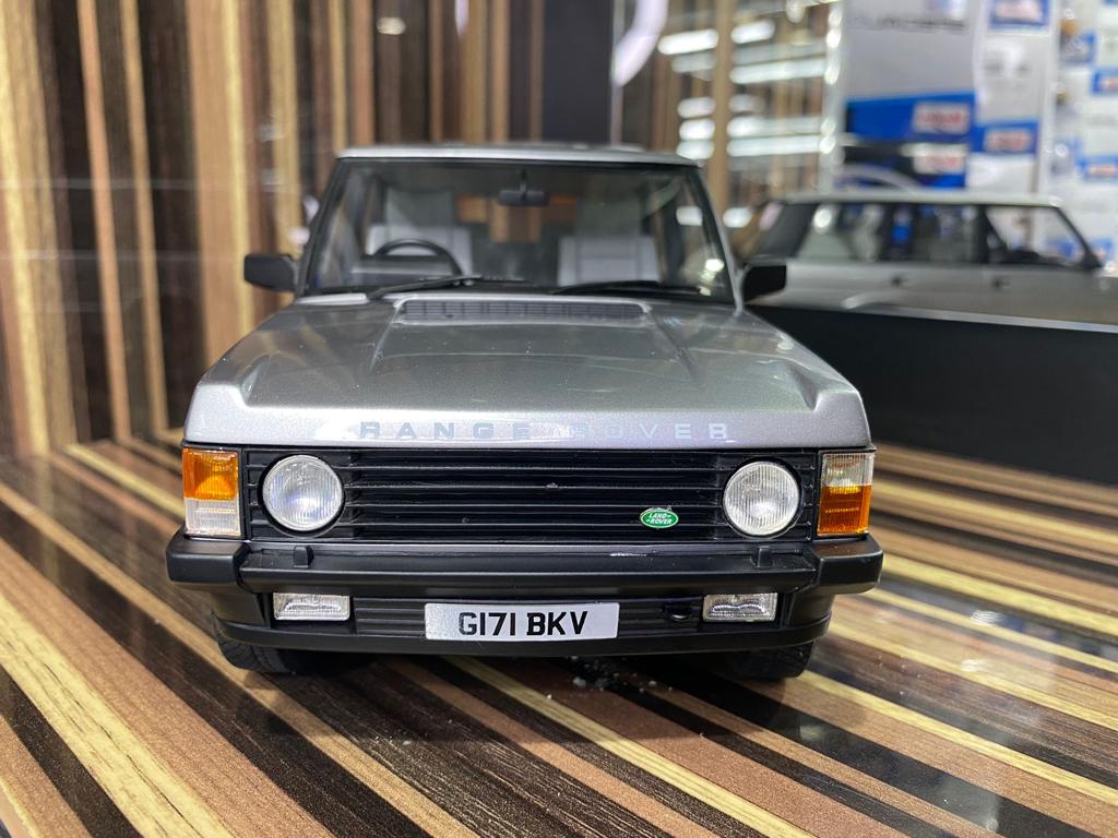 1/18 Diecast Miniature Land Rover Range Rover Classic Vogue CULT Silver Model Car