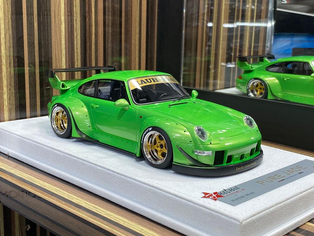 1/18 Diecast Porsche RWB Pure Jade Green by FuelMe Scale Model Car ...