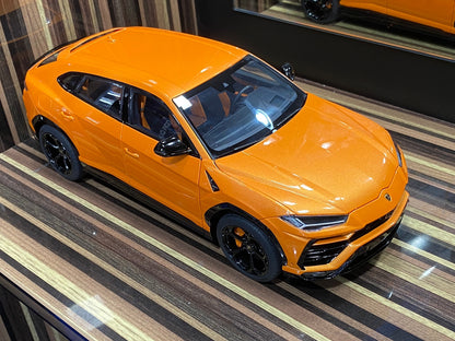 1/18 Diecast Lamborghini Urus Orange AUTOart Scale Model Car