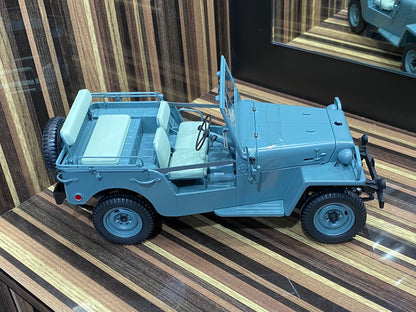 1/18 Diecast Toyota Land Cruiser BJ70 Grey Kyosho Model Car