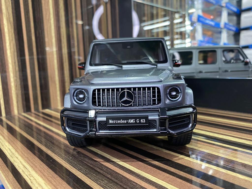 1/18 Diecast Mercedes-Benz AMG G-63 Grey Almost Real Scale Model Car