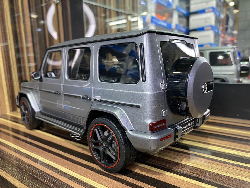 1/18 Diecast Mercedes-Benz AMG G-63 Grey Almost Real Scale Model Car