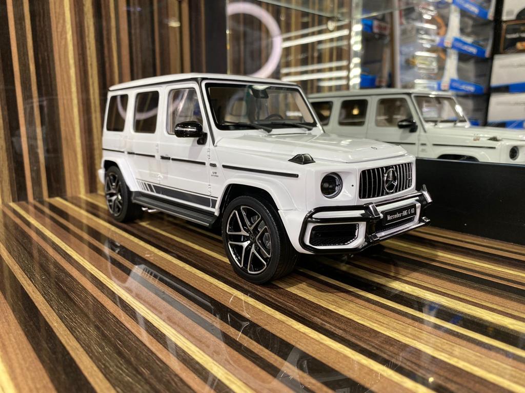 1/18 Diecast Mercedes-Benz AMG G-63 White Almost Real Scale Model Car