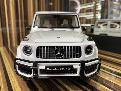 1/18 Diecast Mercedes-Benz AMG G-63 White Almost Real Scale Model Car