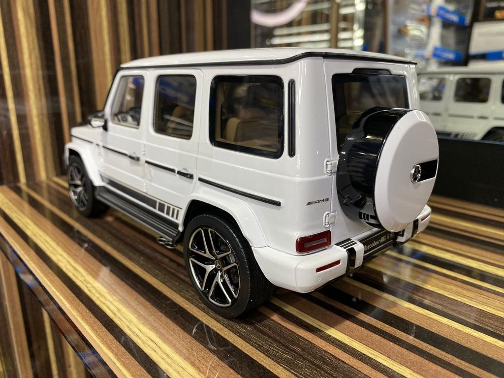 1/18 Diecast Mercedes-Benz AMG G-63 White Almost Real Scale Model Car