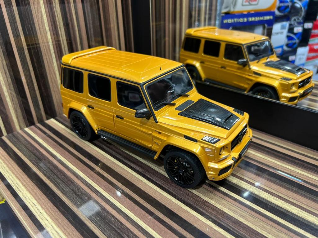 1/18 Resin Mercedes-Benz Brabus 850 G-class Gold Model Car by GT Spirit