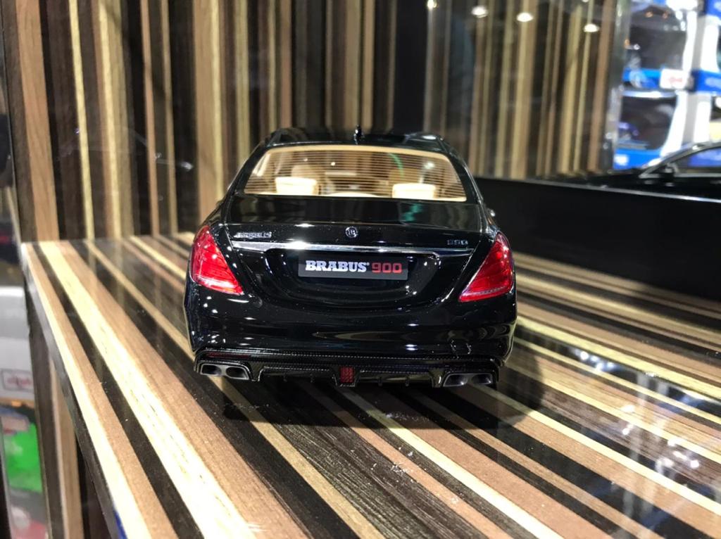 1/18 Resin Mercedes-Benz Brabus 900 Black Model Car by GT Spirit
