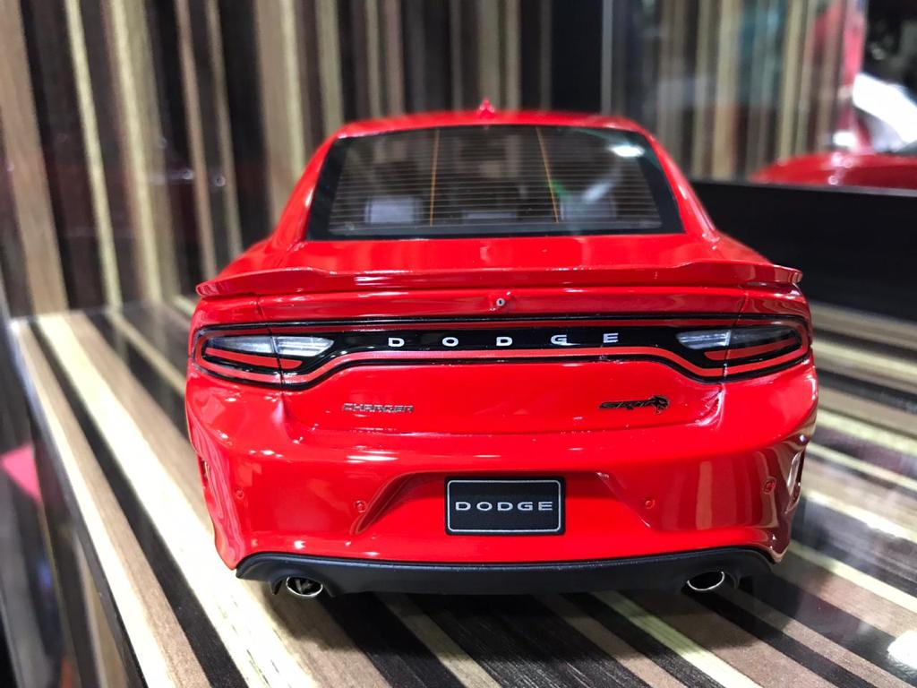 1/18 Diecast Dodge Charger SRT Hellcat Red GT Spirit Scale Model Car