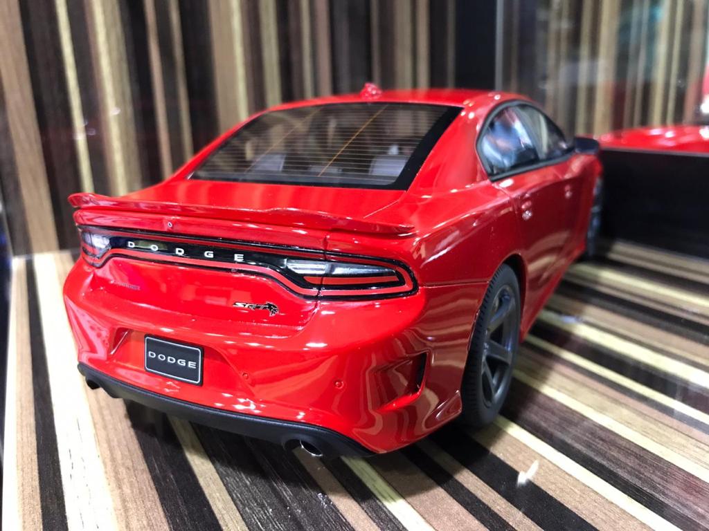 1/18 Diecast Dodge Charger SRT Hellcat Red GT Spirit Scale Model Car
