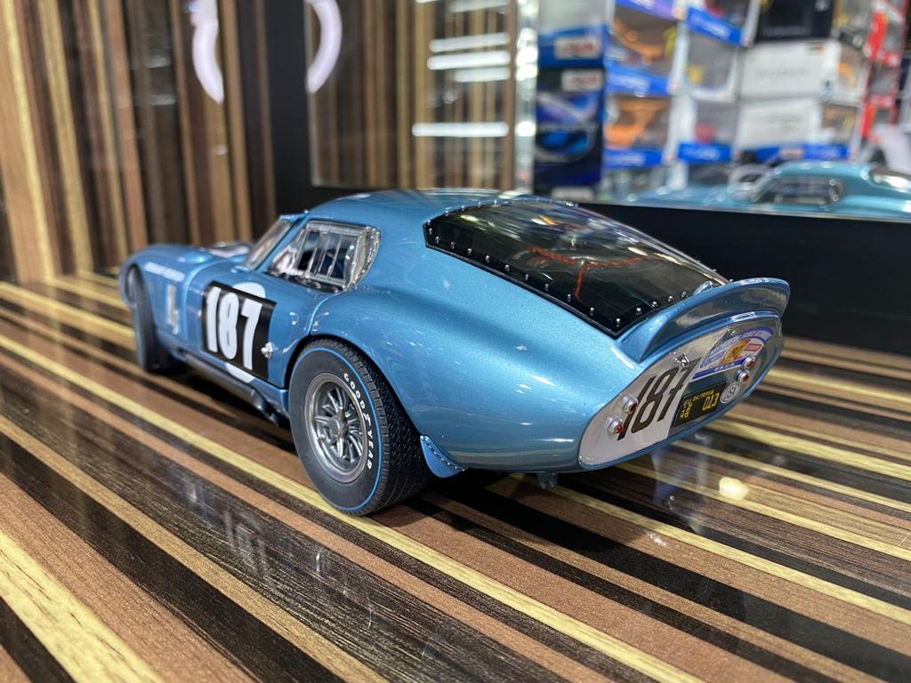 1/18 Diecast Shelby Cobra Daytona Coupe Blue Exoto Miniature Car