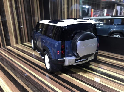 1/18 Diecast Land Rover Defender 110 Blue Almost Real Scale Model Car