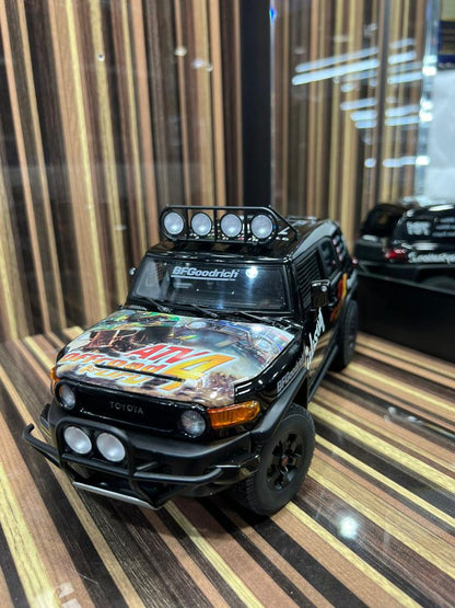 1/18 Diecast Toyota FJ Cruiser Black by AUTOart Scale Model Car