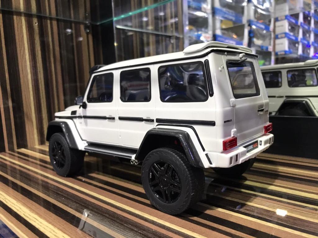 1/18 Diecast Mercedes-Benz Brabus 500 4x4 White GT Spirit Scale Model Car