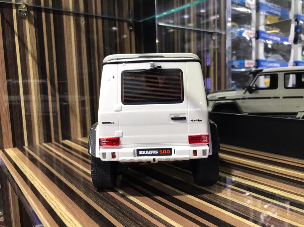 1/18 Diecast Mercedes-Benz Brabus 500 4x4 White GT Spirit Scale Model Car