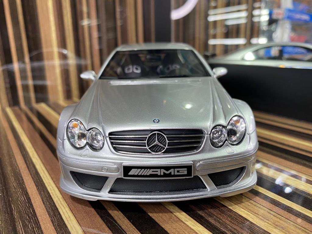 1/18 Resin Mercedes-Benz CLK AMG 2004 Silver Model Car by Otto