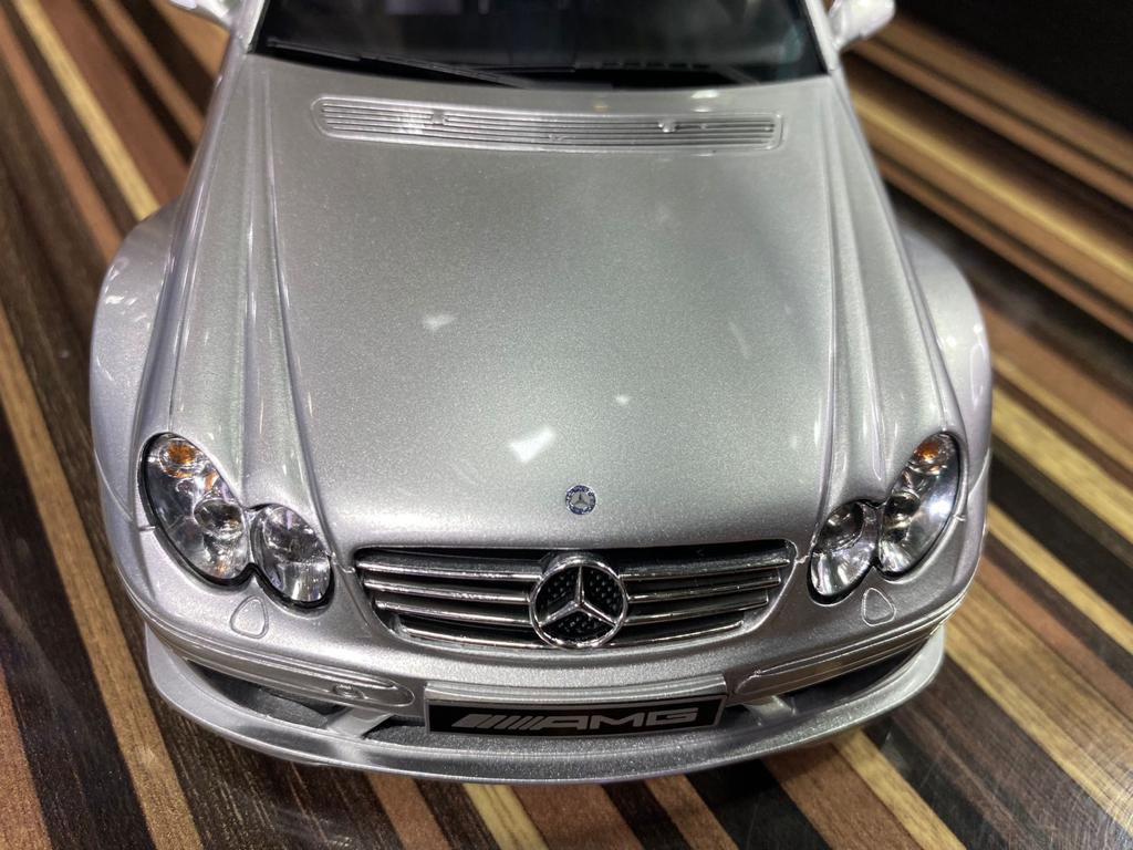 1/18 Resin Mercedes-Benz CLK AMG 2004 Silver Model Car by Otto