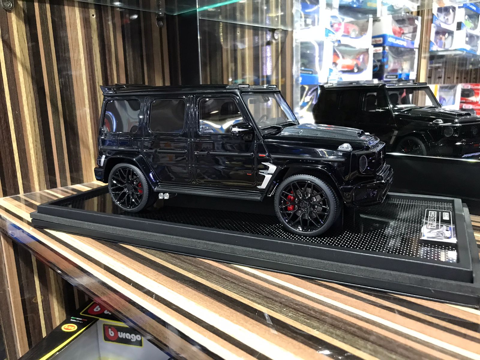 1/18 Resin Mercedes-Benz Brabus G800 G-Class  W463 2019 Black Model Car by MotorHelix