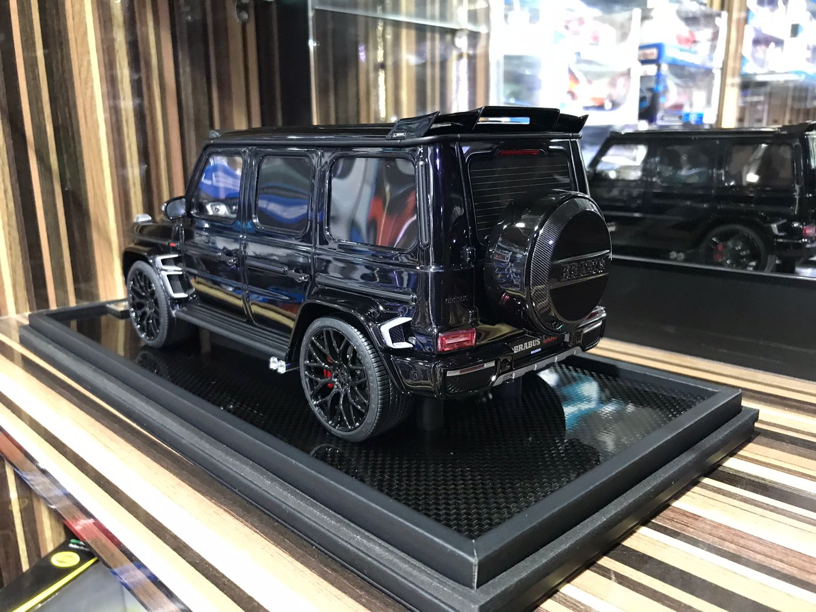1/18 Resin Mercedes-Benz Brabus G800 G-Class  W463 2019 Black Model Car by MotorHelix
