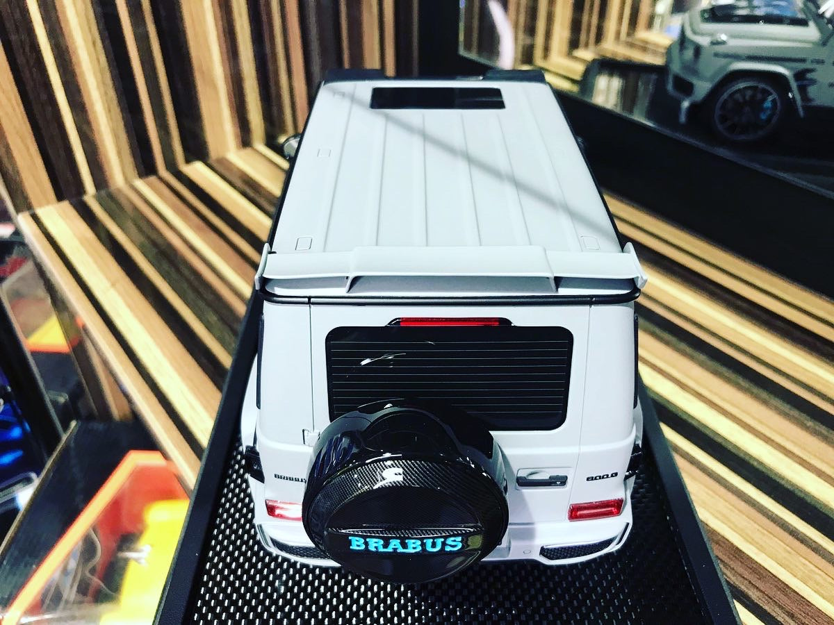 1/18 Resin Mercedes-Benz Brabus G800 G-Class  W463 2019 Grey Model Car by MotorHelix