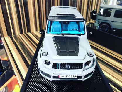 1/18 Resin Mercedes-Benz Brabus G800 G-Class  W463 2019 Grey Model Car by MotorHelix