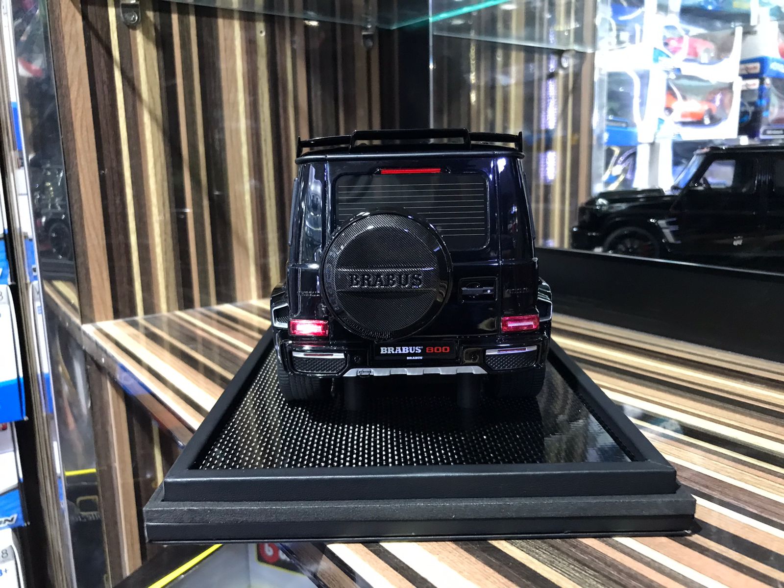 1/18 Resin Mercedes-Benz Brabus G800 G-Class  W463 2019 Black Model Car by MotorHelix
