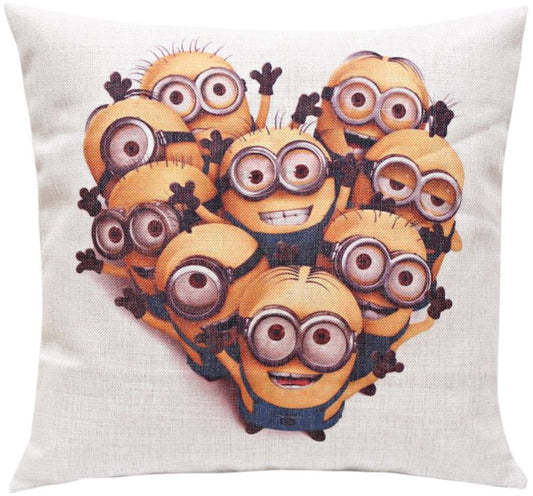 Minions Print Cushion Cover