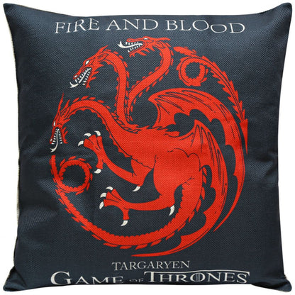 Games Of Thrones Targaryen Print Cushion Cover