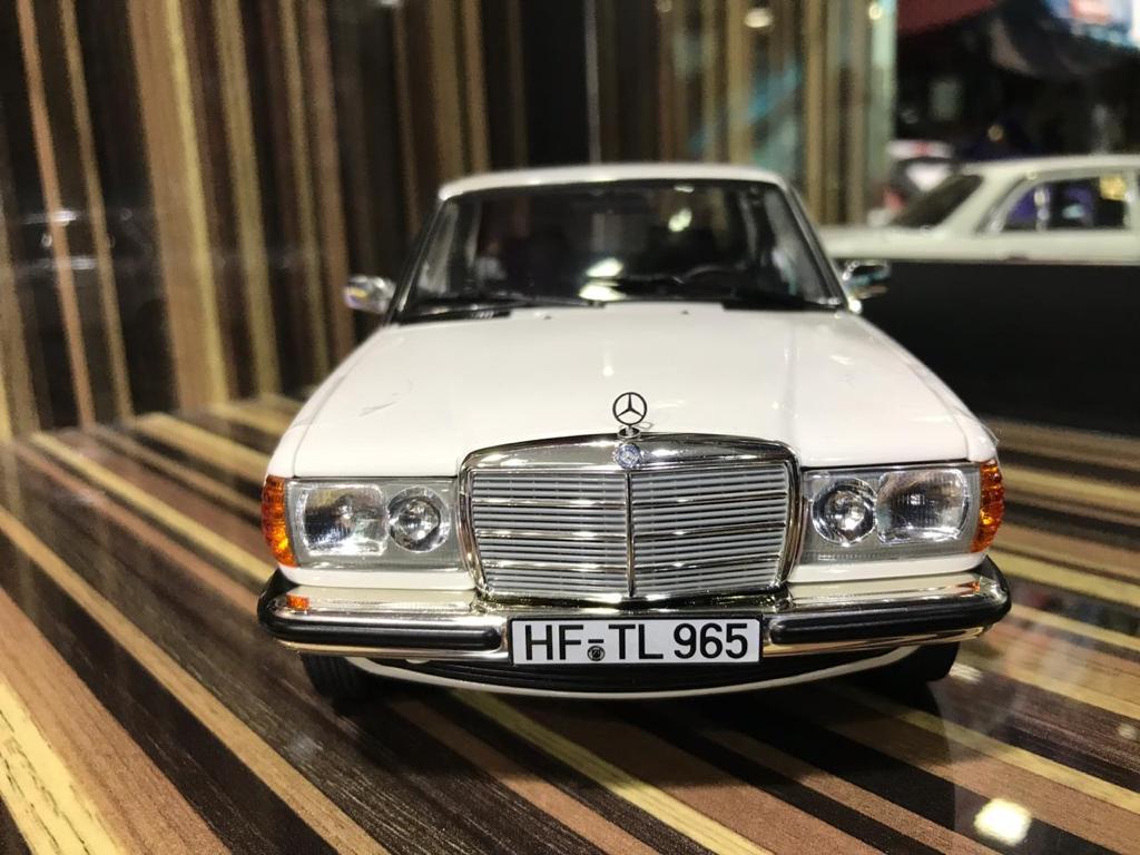 1/18 Diecast Mercedes-Benz 200 1982  White Norev Scale Model Car