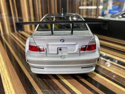 1/18 Diecast BMW M3 GTR 2001 Silver Model Car by Minichamps